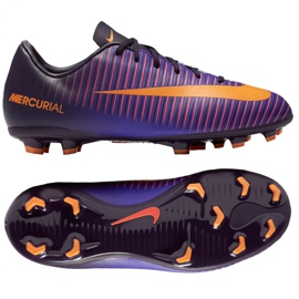 Pantofi de fotbal Nike Mercurial Vapor Xi Fg Jr 831945-585 violet violet