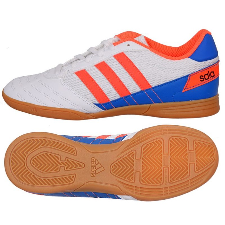 Ghete de fotbal Adidas Super Sala J In Jr FV2633 multicolor alb