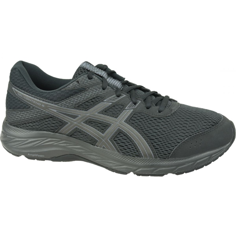 Pantofi de alergare Asics Gel-Contend 6 M 1011A667-002 negru gri Pantofi de alergare Asics Gel-Contend 6 M 1011A667-002 negru gri