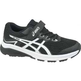 Pantofi de alergare Asics GT-1000 8 Ps Jr 1014A067-001 alb negru