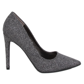 Pinii din brocart de grafit NF-58P Pewter negru multicolor