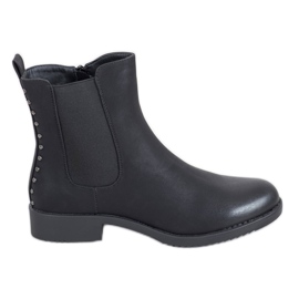 J. Star Cizme Chelsea confortabile negru J. Star Cizme Chelsea confortabile negru