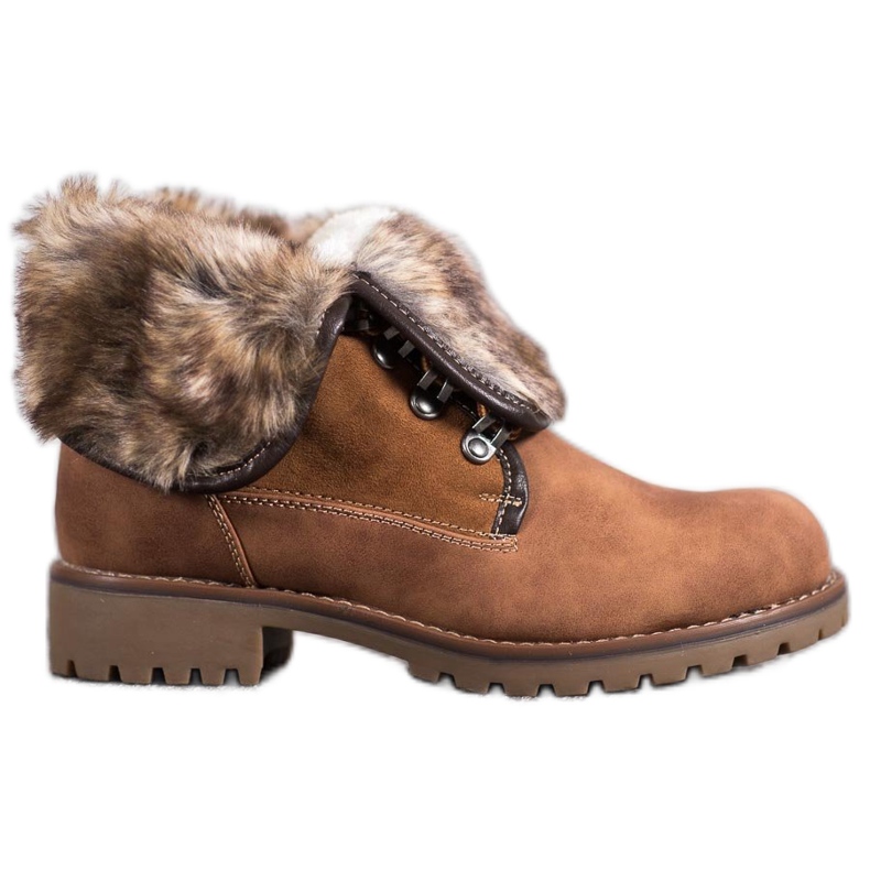 SDS Cizme cu coadă îndoită maro SDS Cizme cu coadă îndoită maro