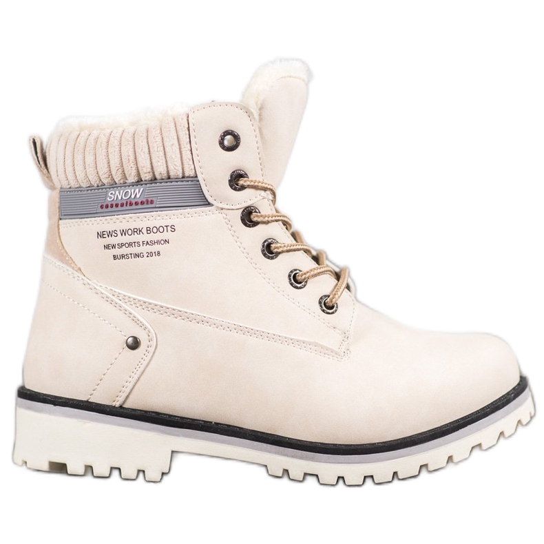 SHELOVET Trappers Cu fermoar maro SHELOVET Trappers Cu fermoar maro