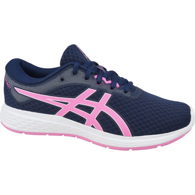 Pantofi de alergare Asics Patriot 11 Gs Jr 1014A070-402 albastru marin Pantofi de alergare Asics Patriot 11 Gs Jr 1014A070-402 albastru marin