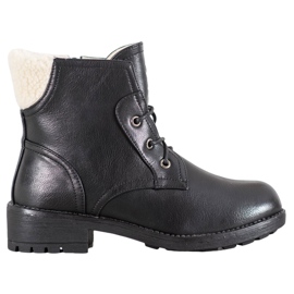 J. Star Cizme cu piele de oaie negru J. Star Cizme cu piele de oaie negru
