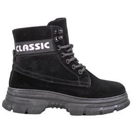 Bella Paris Cizme cu platformă clasică negru Bella Paris Cizme cu platformă clasică negru