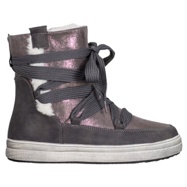 SDS Ghete de zăpadă calde gri SDS Ghete de zăpadă calde gri