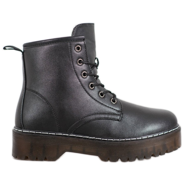 Kylie Trappers de modă negru galben