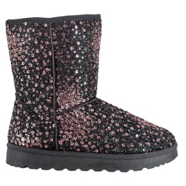 SHELOVET Mukluki cald cu paiete multicolor SHELOVET Mukluki cald cu paiete multicolor