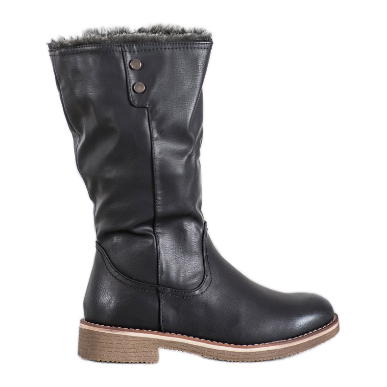 SDS Cizme cu coadă rulată negru
