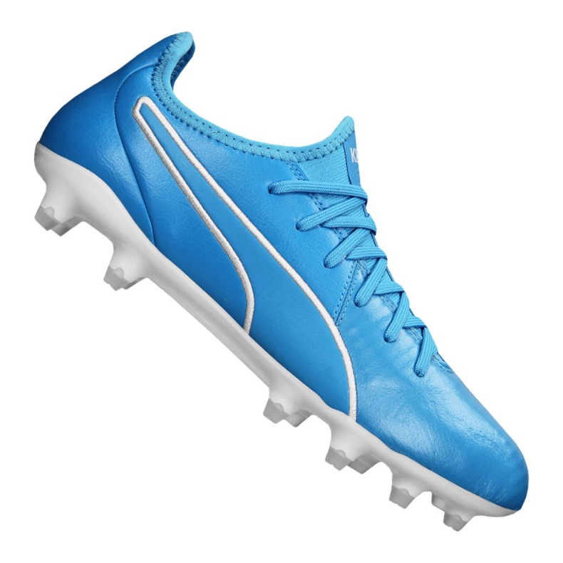 Ghete de fotbal Puma King Pro Fg M 105608-04 albastru albastru