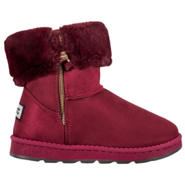 Bona Mukluki cu Roll Up Shank roșu multicolor Bona Mukluki cu Roll Up Shank roșu multicolor