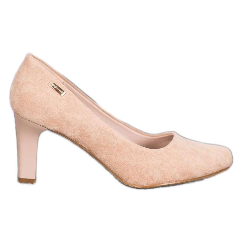 Sergio Leone Tocuri înalte din piele de căprioară maro