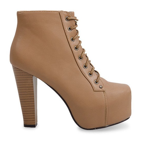 Cizme solide pe toc 9502 Kaki Cizme solide pe toc 9502 Kaki