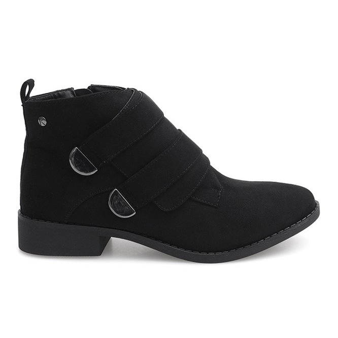 Cizme elegante B7330 Negru