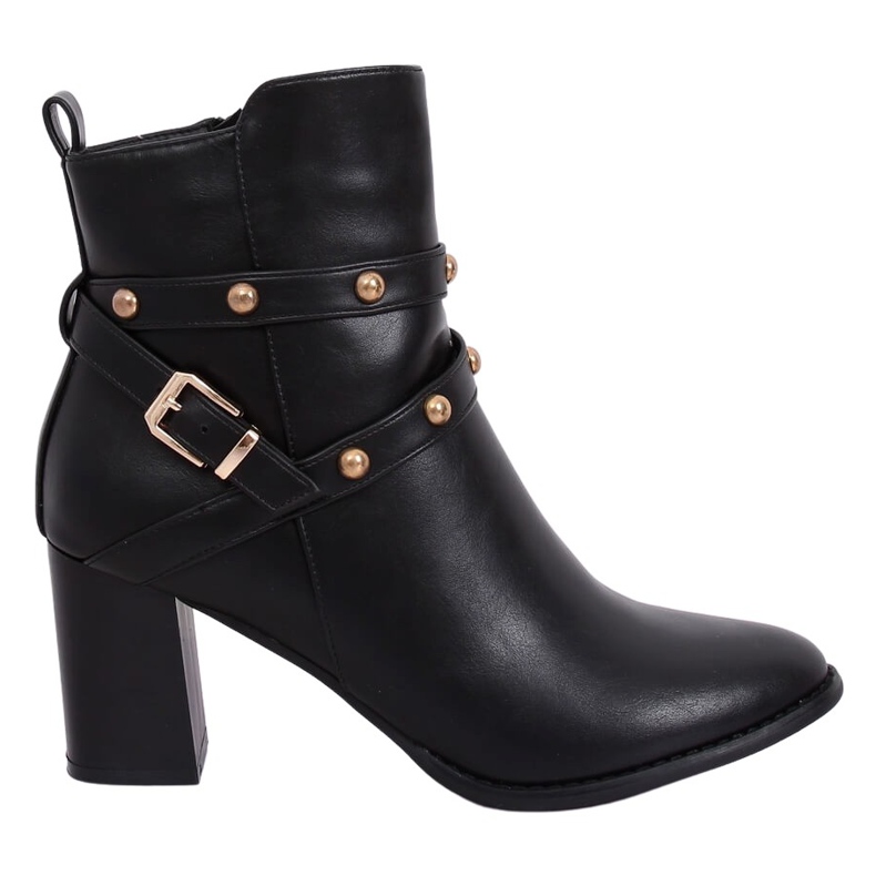 Cizme negre cu toc înalt 7968-GA Negru