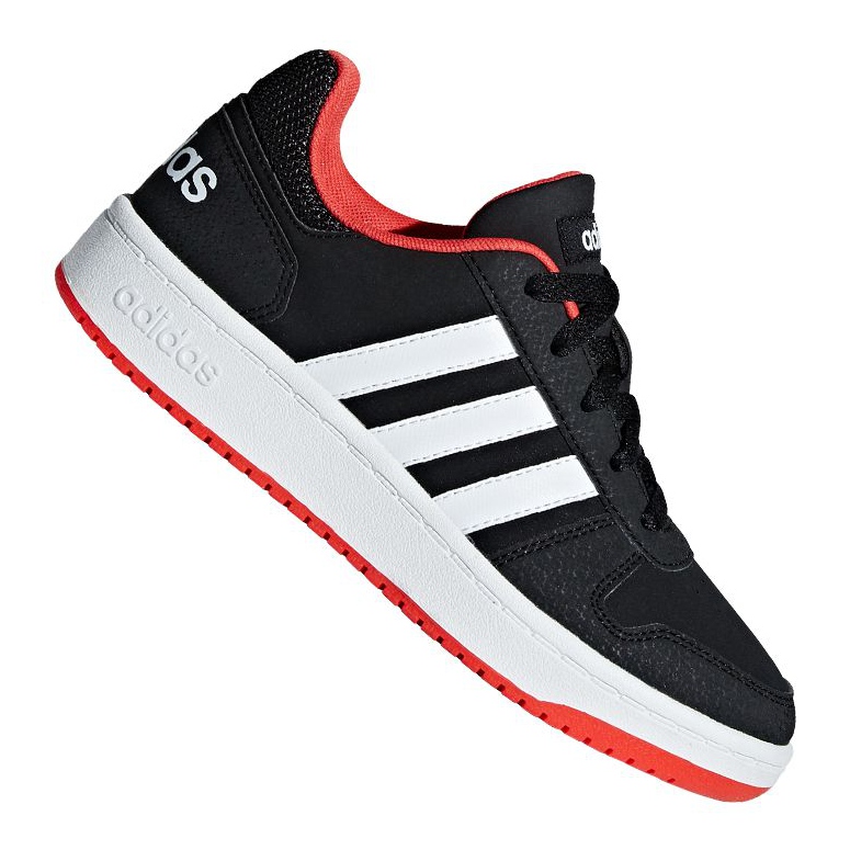 Încălțăminte adidas Hoops 2.0 Jr B76067 negru roșu