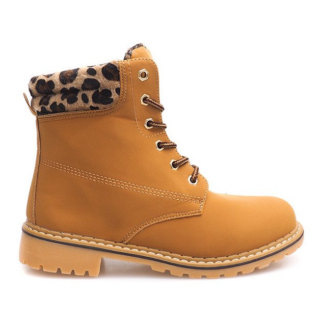 Trappers pentru cherestea de toamnă 1-16 YELL / LEO maro galben Trappers pentru cherestea de toamnă 1-16 YELL / LEO maro galben