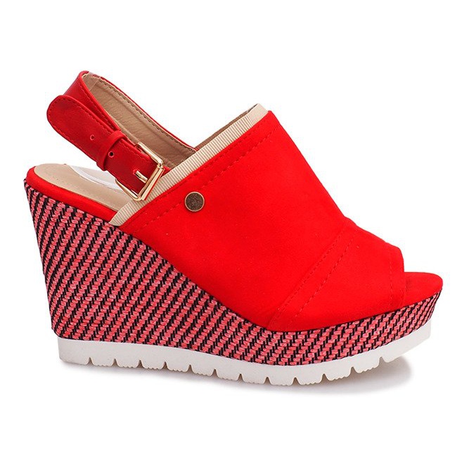 Sandale de culoare roșie Holi roșu