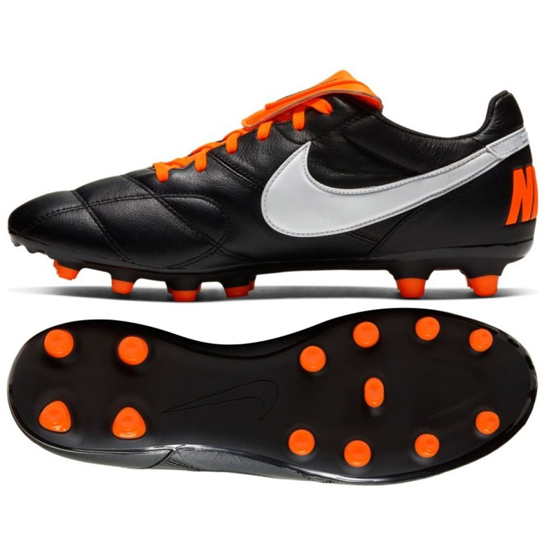 Ghete de fotbal Nike The Premier Ii Fg M 917803-018 negru negru Ghete de fotbal Nike The Premier Ii Fg M 917803-018 negru negru