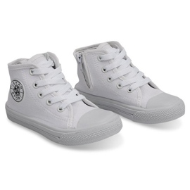 Adidași pentru copii de top Y1312 Alb