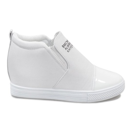 Adidași albi pe pană DD408-2