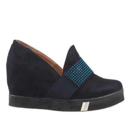 Pompă albastru marină pe pană T1715-2