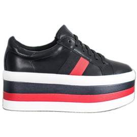 Seastar Încălțăminte pe platforma modei negru multicolor