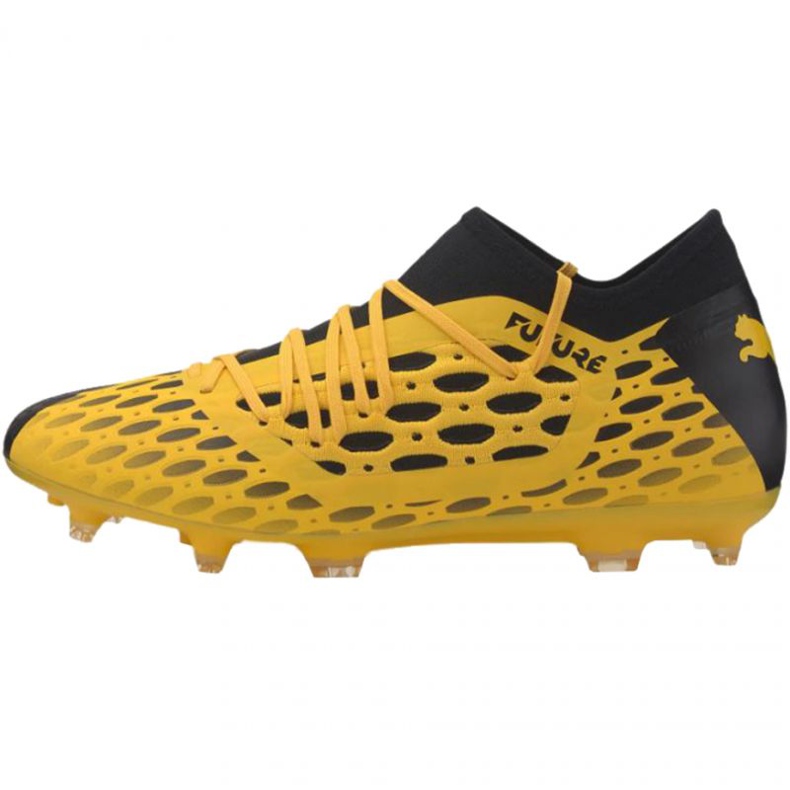 Ghete de fotbal Puma Future 5.3 Netfit Fg Ag M 105756 03 galben galben Ghete de fotbal Puma Future 5.3 Netfit Fg Ag M 105756 03 galben galben