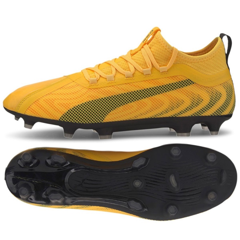 Ghete de fotbal Puma One 20.2 Fg Ag M 105823 01 galben galben