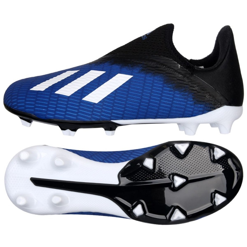 Ghete de fotbal Adidas X 19.3 Ll Fg Jr EG9840 negru negru