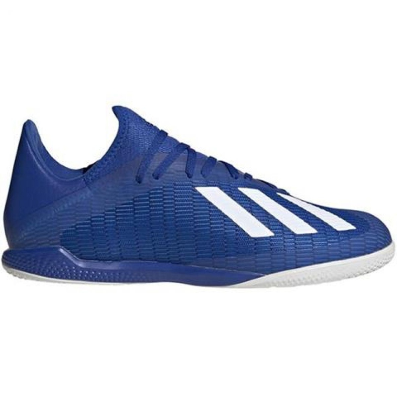 Ghete de fotbal Adidas X 19.3 In M EG7154 albastru albastru Ghete de fotbal Adidas X 19.3 In M EG7154 albastru albastru