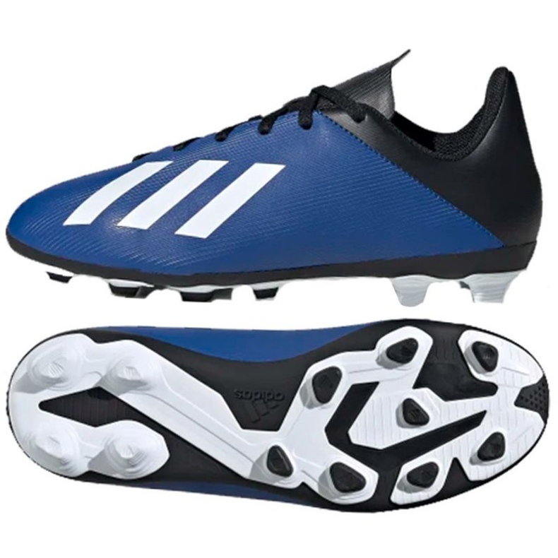 Ghete de fotbal Adidas X 19.4 FxG Jr EF1615 albastru albastru