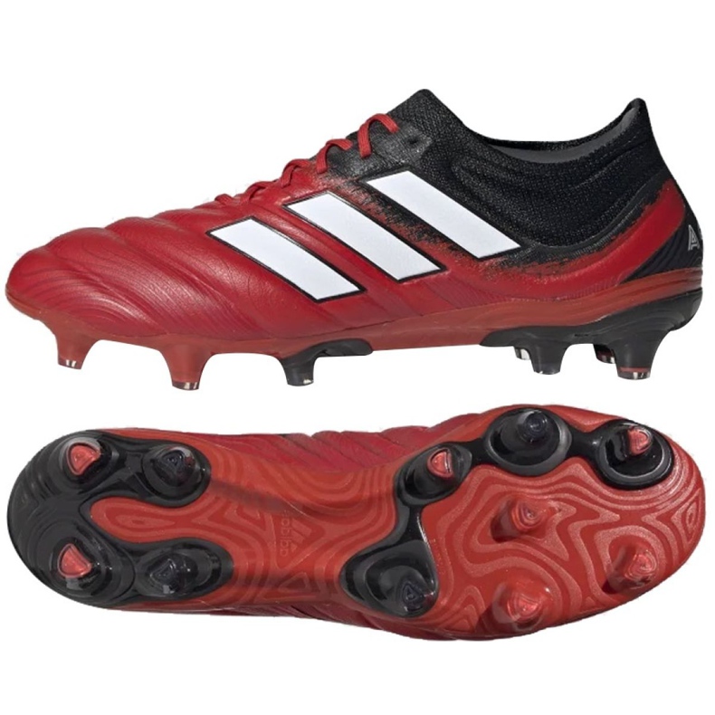 Ghete de fotbal Adidas Copa 20.1 Fg M EF1948 multicolor roșu