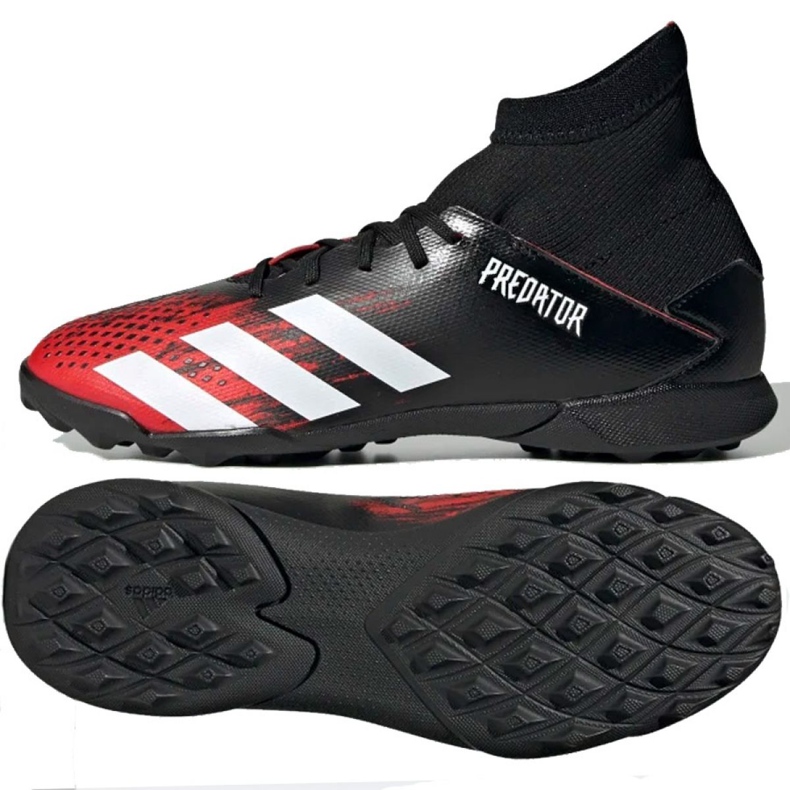 Ghete de fotbal Adidas Predator 20.3 Tf Jr EF1950 multicolor negru