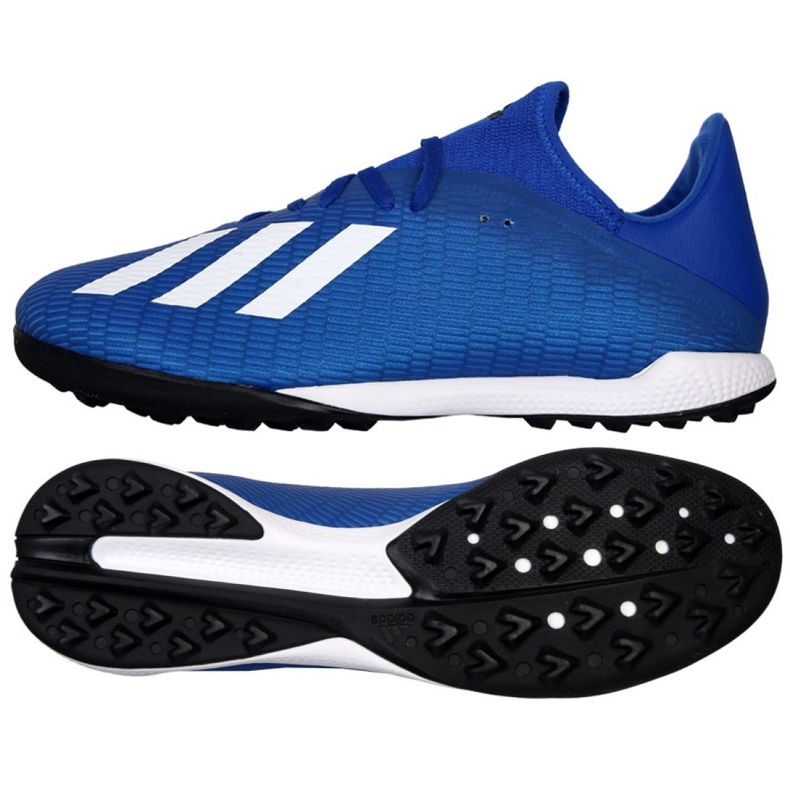 Ghete de fotbal Adidas X 19.3 Tf M EG7155 albastru albastru