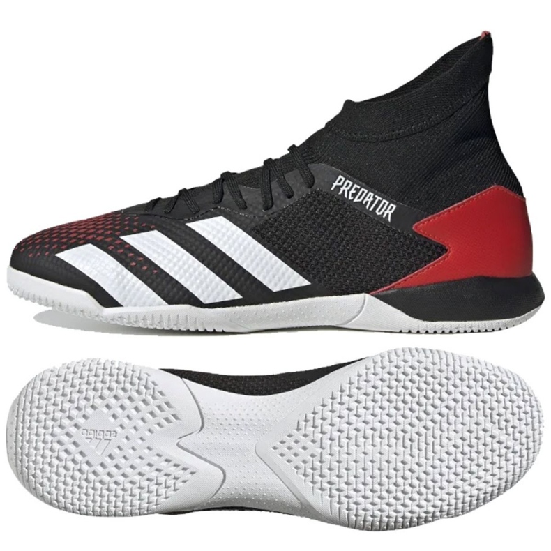Încălțăminte de interior adidas Predator 20.3 In M EF2209 multicolor negru Încălțăminte de interior adidas Predator 20.3 In M EF2209 multicolor negru