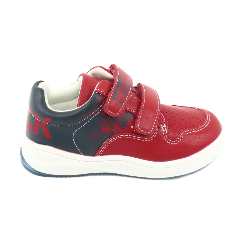 American Club Pantofi sport roșii/bleumarin albastru velcro roșu American Club Pantofi sport roșii/bleumarin albastru velcro roșu