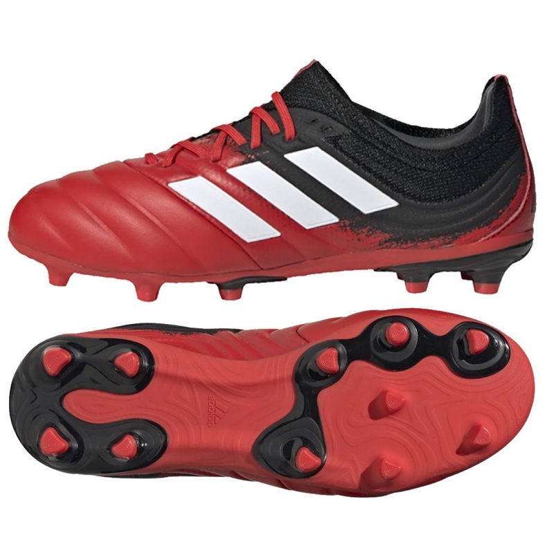 Ghete de fotbal Adidas Copa 20.1 Fg Jr EF1909 roșu roșu