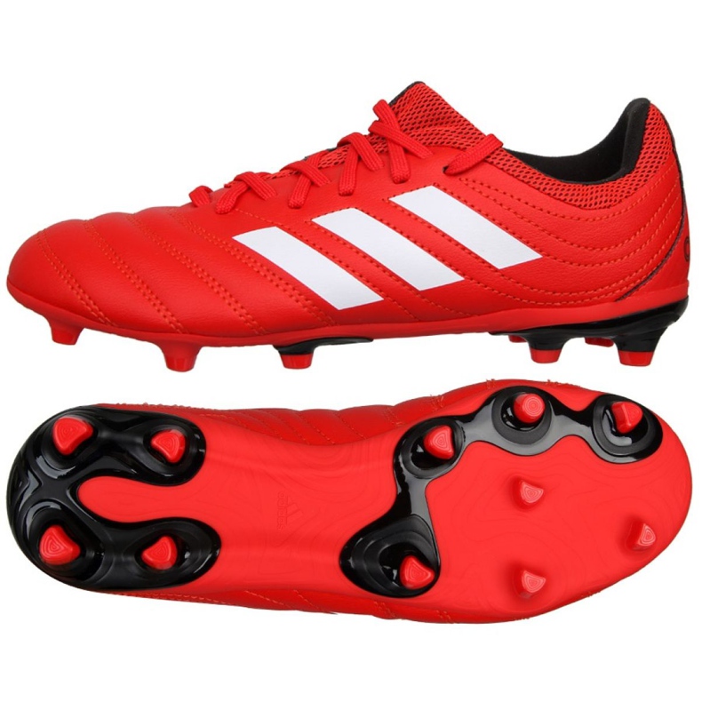 Ghete de fotbal Adidas Copa 20.3 Fg Jr EF1914 roșu roșu Ghete de fotbal Adidas Copa 20.3 Fg Jr EF1914 roșu roșu