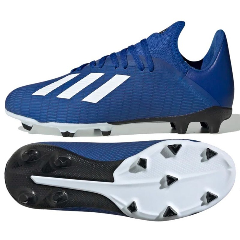 Ghete de fotbal Adidas X 19.3 Fg Jr EG7152 albastru albastru