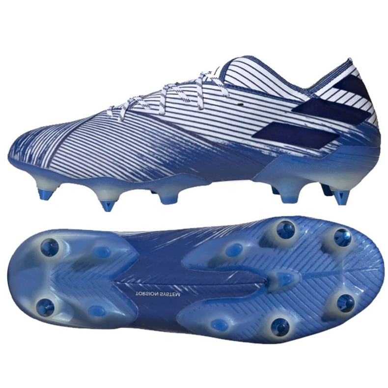 Ghete de fotbal Adidas Nemeziz 19.1 Sg M FU8497 albastru albastru