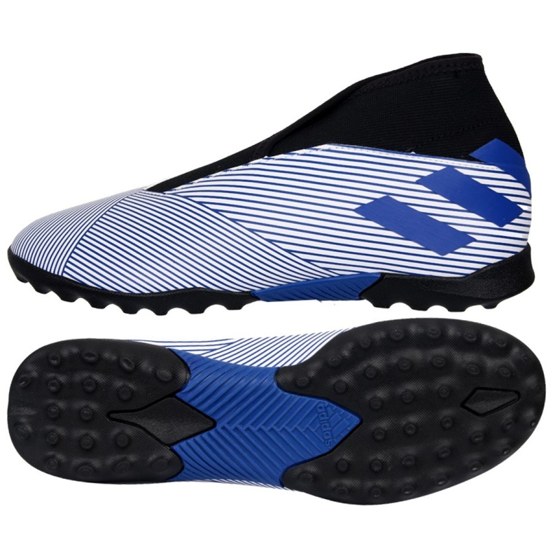 Ghete de fotbal Adidas Nemeziz 19.3 Ll Tf Jr EH0017 alb alb