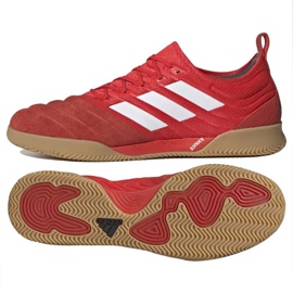 Încălțăminte de interior adidas Copa 20.1 In M G28623 roșu portocale si rosii Încălțăminte de interior adidas Copa 20.1 In M G28623 roșu portocale si rosii