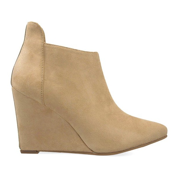 Pompe din piele de căprioară TL01-1 bej Pompe din piele de căprioară TL01-1 bej