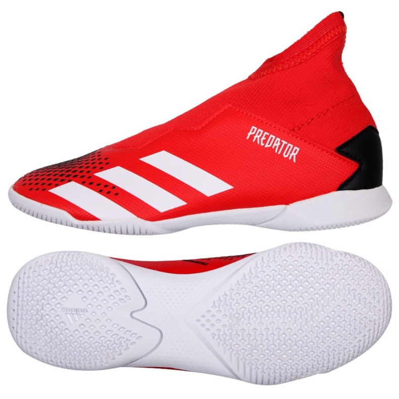 Încălțăminte de interior adidas Predator 20.3 Ll In Jr EF1952 multicolor roșu
