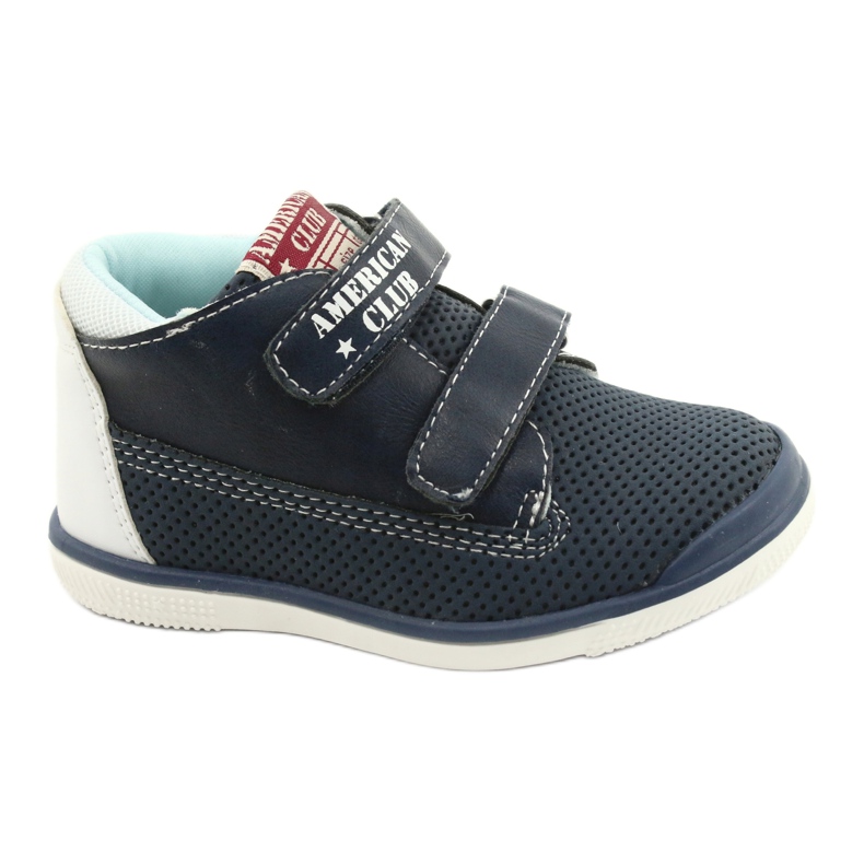 American Club Pantofi sport americani pentru Velcro GC12 Navy Blue albastru