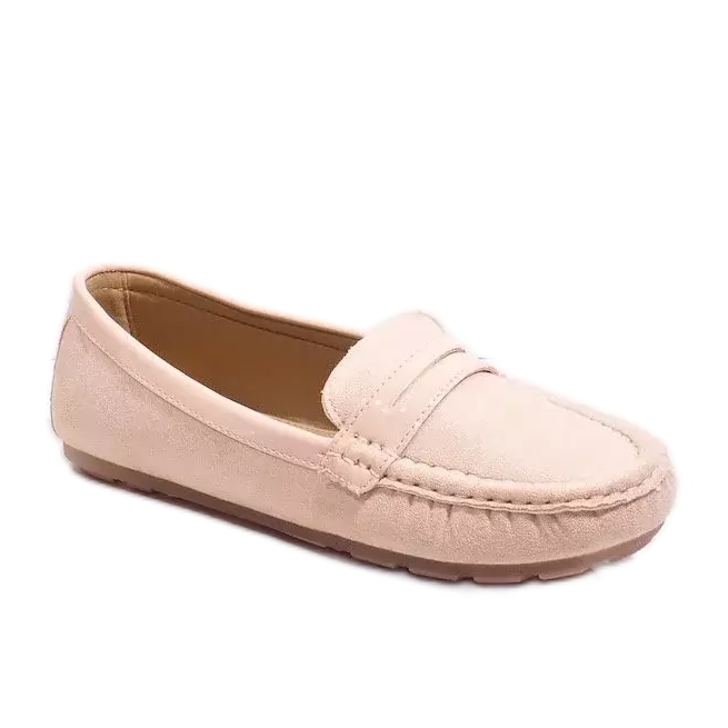 Mocasini roz cu cataramă FM2958-3