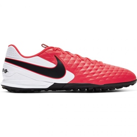Pantof de fotbal Nike Tiempo Legend 8 Academy Tf AT6100 606 de aur portocale si rosii Pantof de fotbal Nike Tiempo Legend 8 Academy Tf AT6100 606 de aur portocale si rosii
